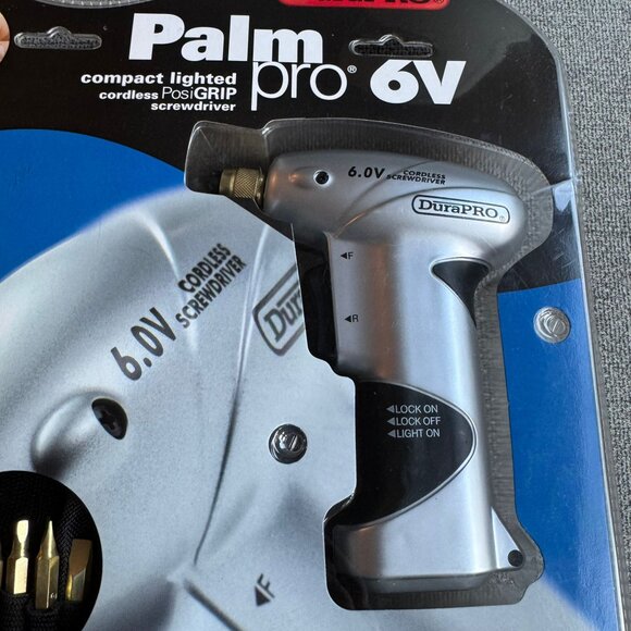 DuraPRO Palm Pro 6V Compact Lighted Cordless Screwdriver Drill 16 Piece - Picture 10 of 10